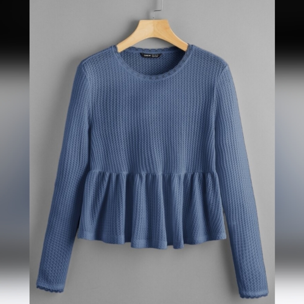 Shein waffle knit long sleeve